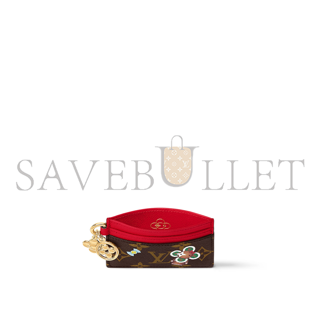 LOUIS VUITTON MASTER LV CHARMS BUSINESS CARD HOLDER M12215 (10.2*7.3*0.3cm)